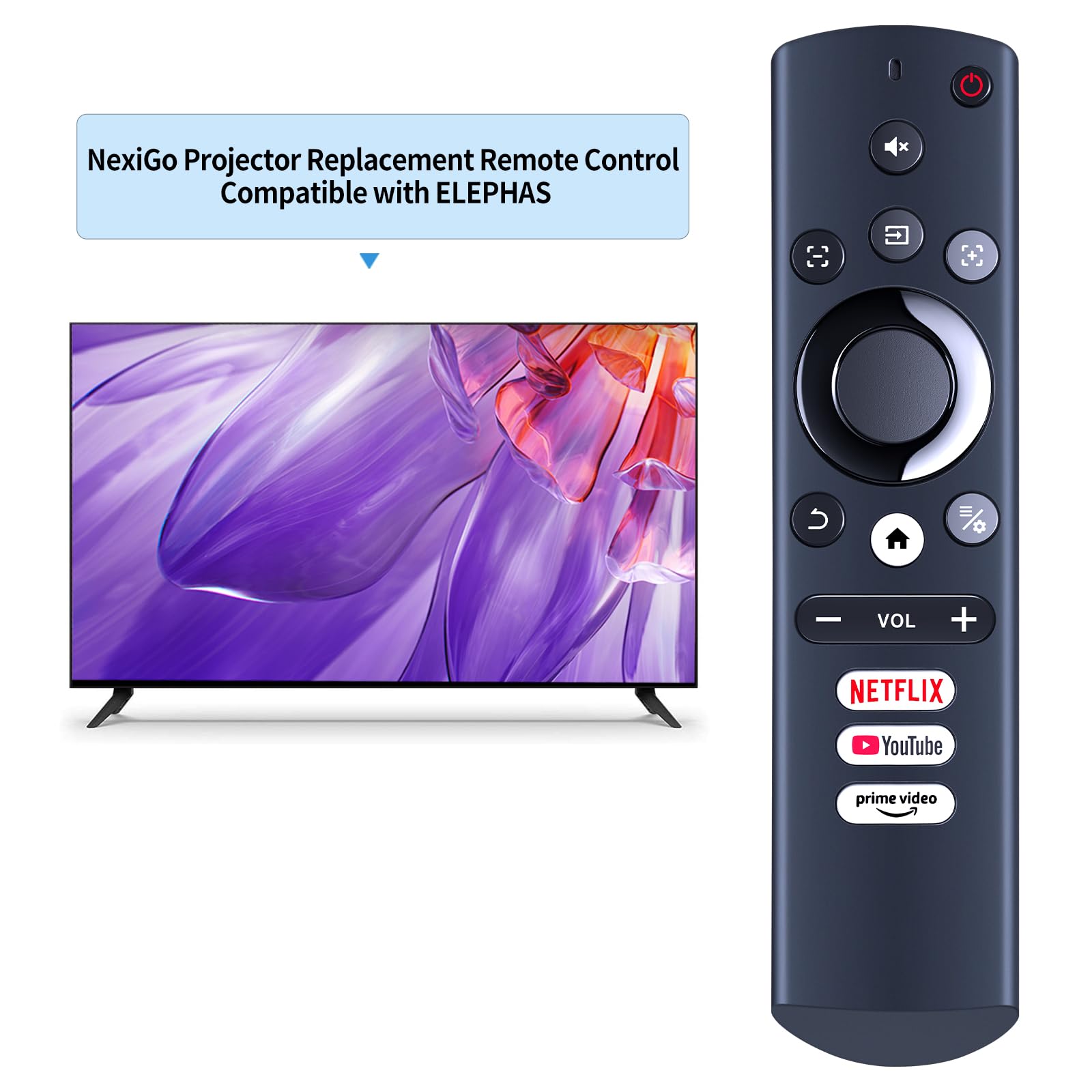 Amazon | プロジェクターリモコン for goodee BOOM NexiGo Projector